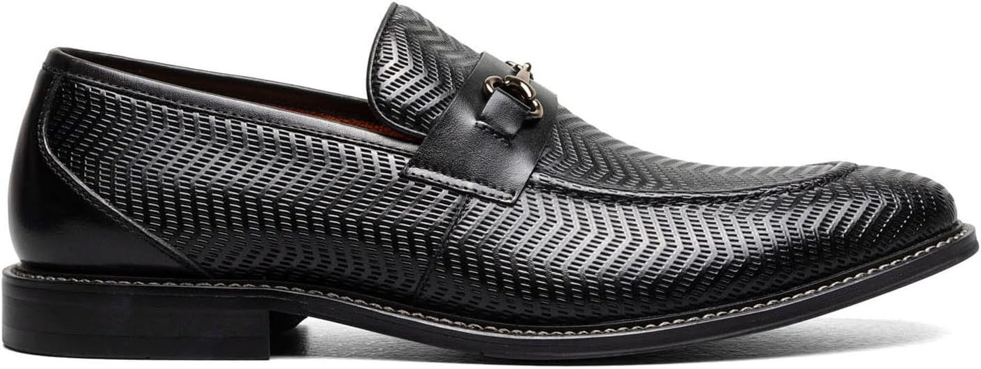 Мокасины Stacy Adams для мужчин Madsen Moc Toe Slip-on, черный — фото 2