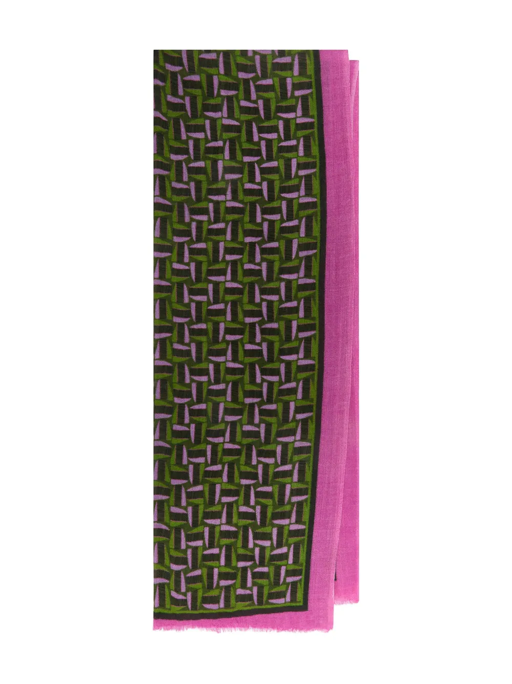 

Шарф с геометричным узором MALIPARMI, зеленый
