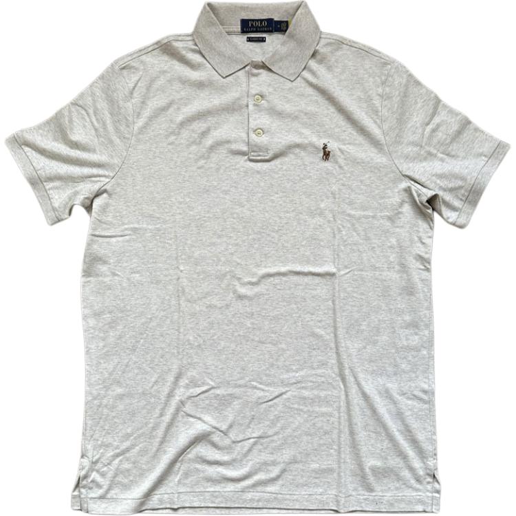 

Рубашка-поло мужская серая Polo Ralph Lauren, серый