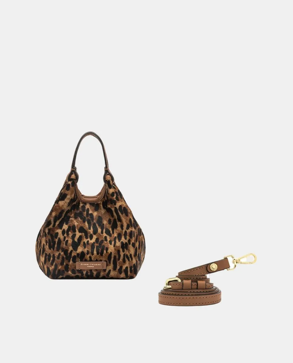 

Маленькая кожаная сумка с эффектом пони, кожаным ремнем Gianni Chiarini, мультиколор, Разноцветный, Маленькая кожаная сумка с эффектом пони, кожаным ремнем Gianni Chiarini, мультиколор