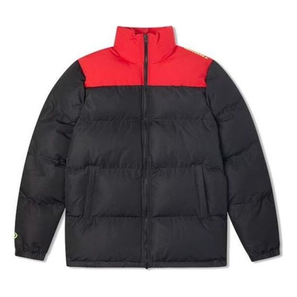 

Куртка colorblock down jacket 'black red' Converse, черный