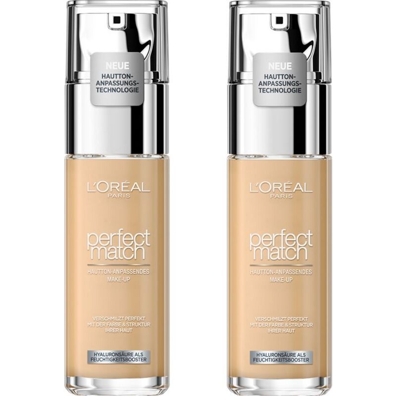 

Perfect Match Make-Up 2.N Vanilla, двойная упаковка L’Oréal Paris, 60 ml