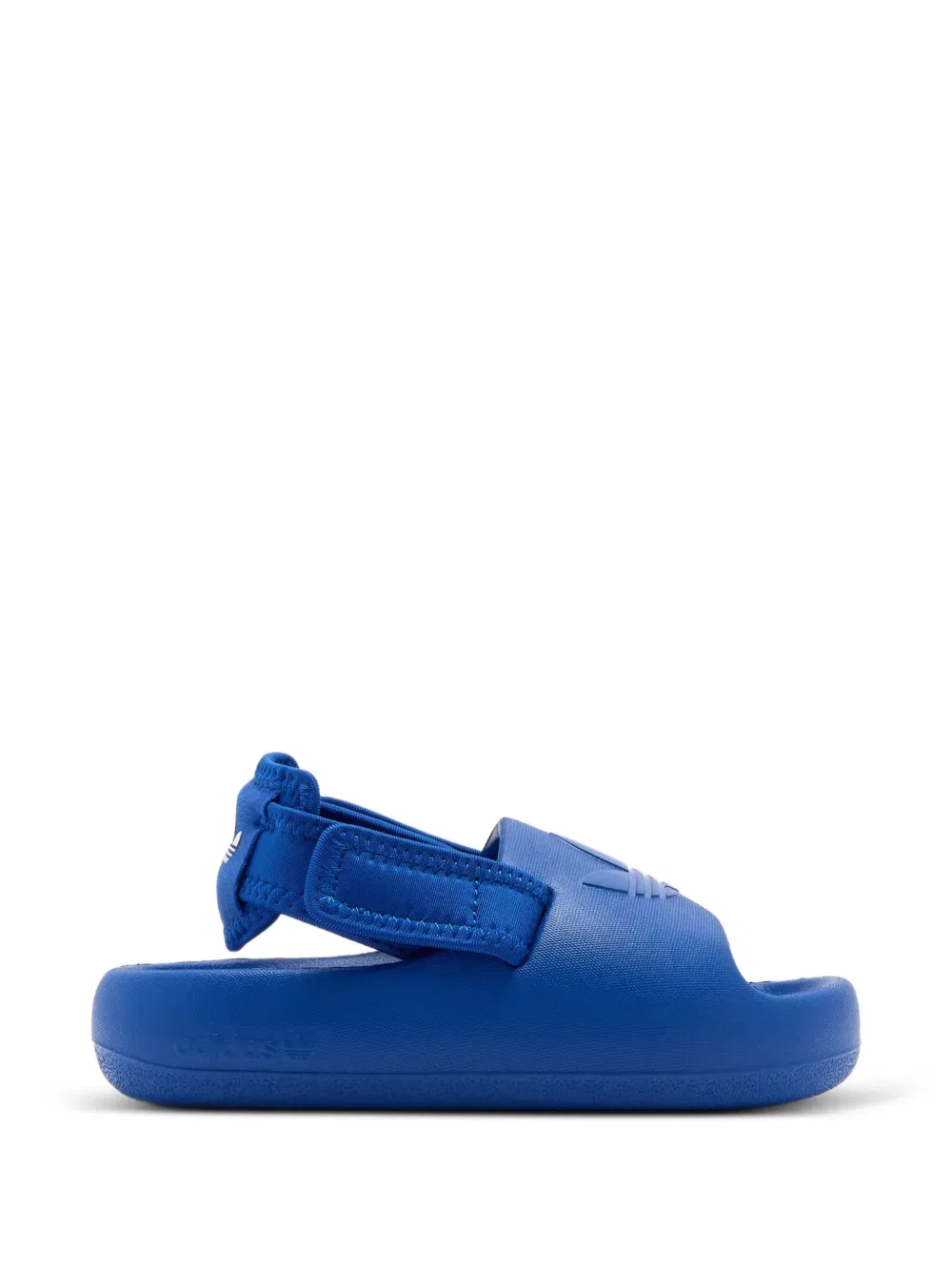 Сандалии Adilette adifom с ремешком на липучке Adidas Kids, синий — фото 2