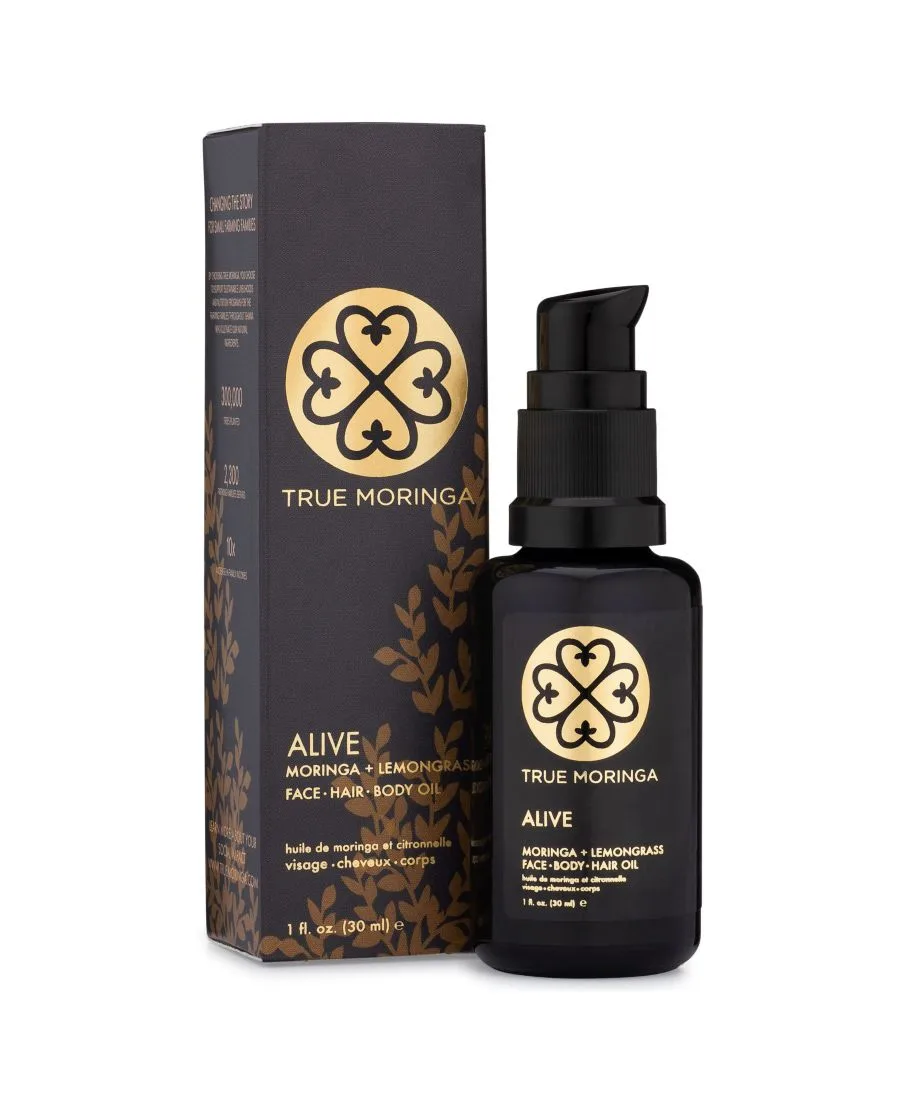 Масло для лица True Moringa — С морингой и лемонграссом, 28 г