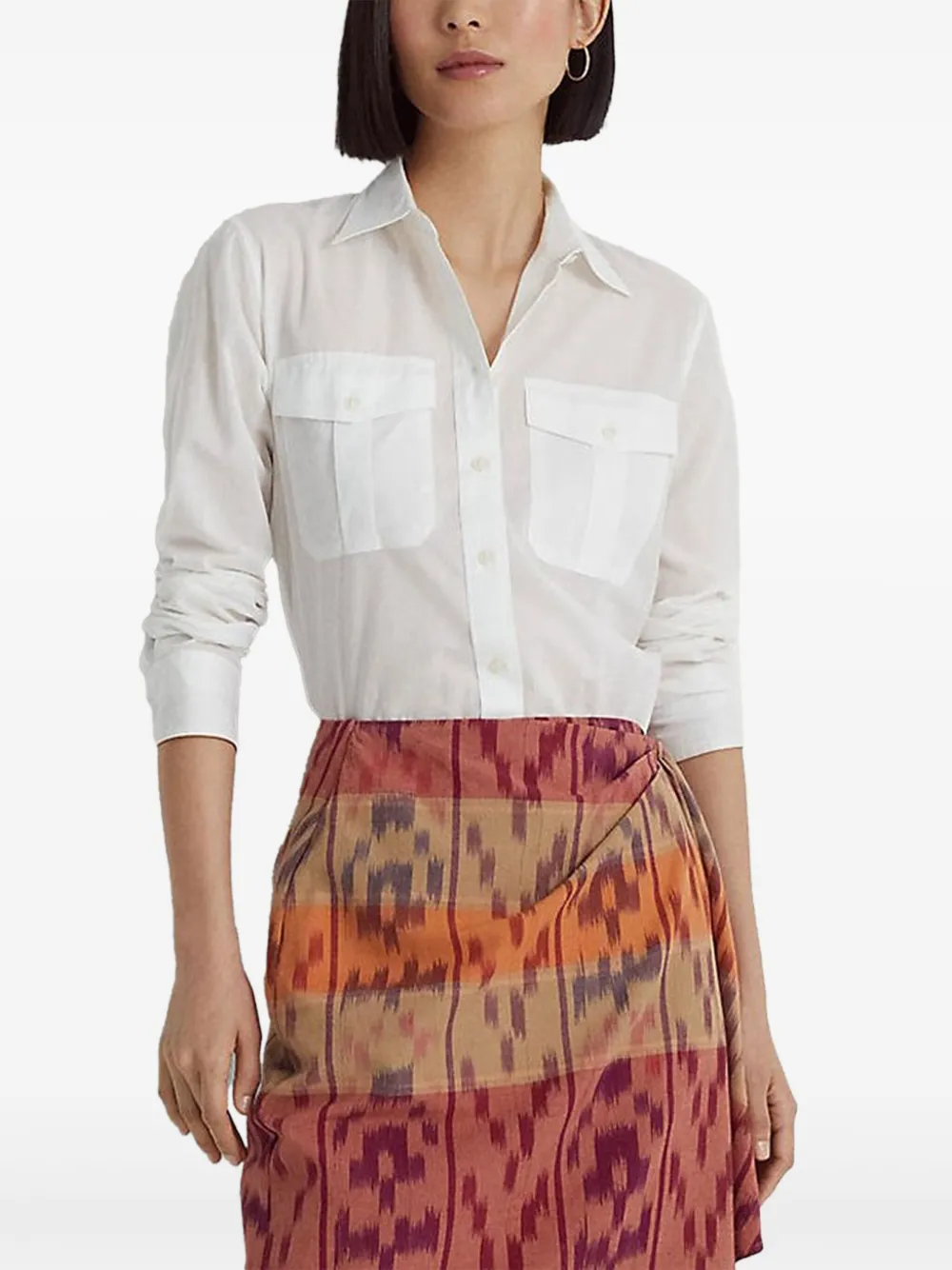 

Рубашка Kosulja с карманом Lauren Ralph Lauren, белый