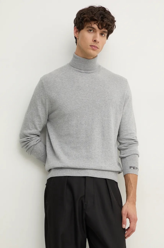 

Свитер с добавлением шерсти NEW ANDRE TURTLE NECK Pepe Jeans, серый