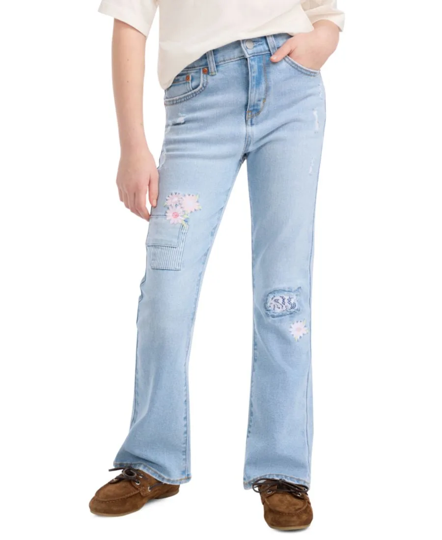 Джинсы-клеш с декоративной строчкой для девочек 7-16 лет Levi's, Marin Babe — фото 4