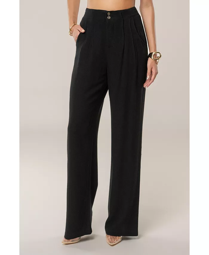 

Женские льняные брюки Thea JLUXLABEL, черный