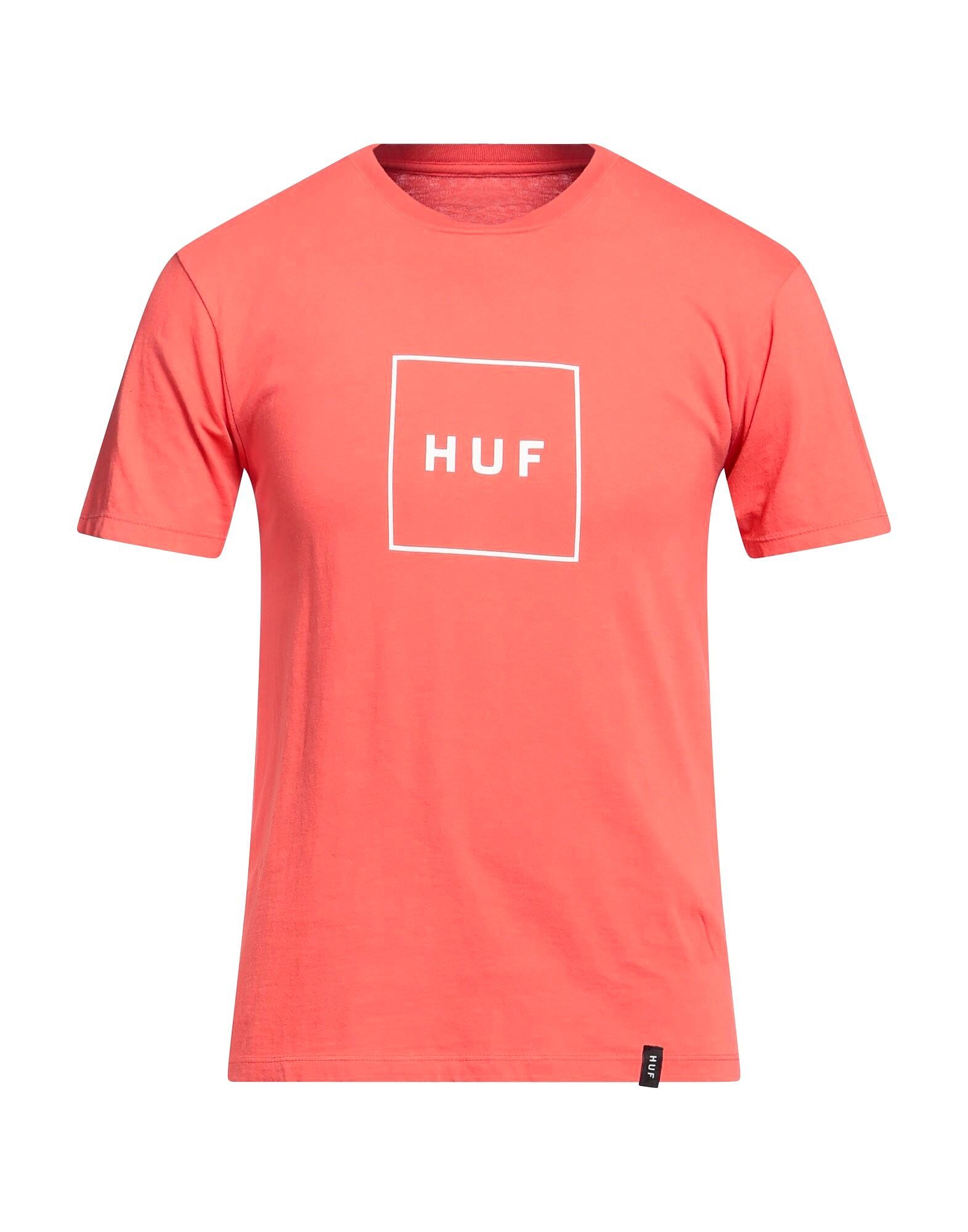 

Футболка Huf, коралловый, Красный, Футболка Huf, коралловый