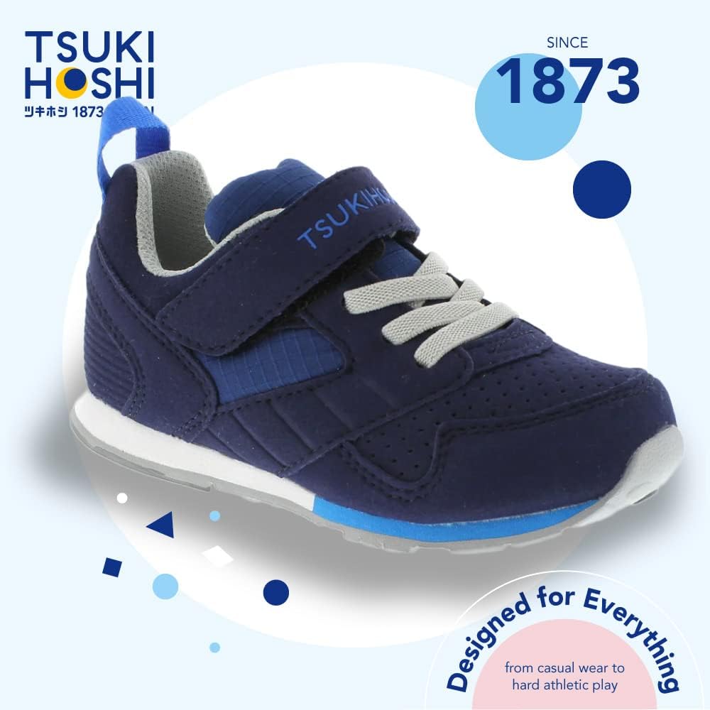 Кроссовки TSUKIHOSHI Boys Racer (Toddler/Little Kid), темно-синий — фото 3