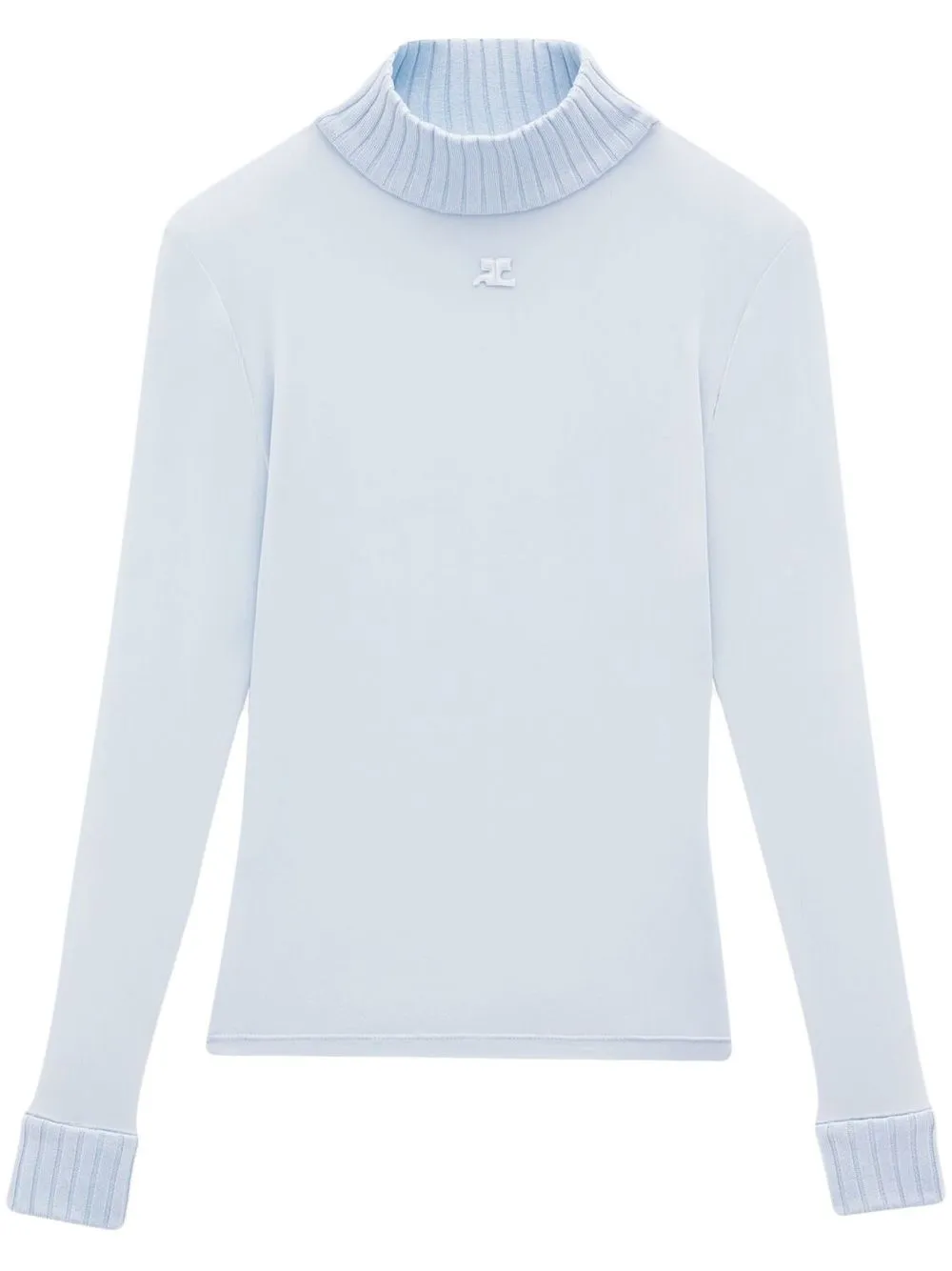 

Облегающий топ Reedition Courrèges, синий