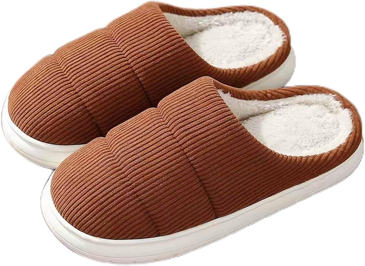 

Мужские хлопковые тапочки SDVantage, толстая плюшевая подошва, не скользят и износостойкие, мягкая эластичная посадка, дышащие и впитывающие пот, подходят для использования дома, красные, размер 40 EU