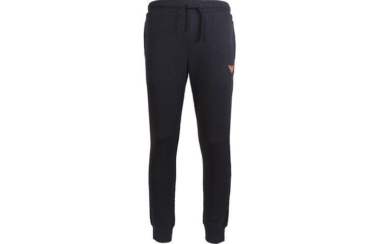 

EMPORIO ARMANI Трикотажные спортивные брюки мужские черные