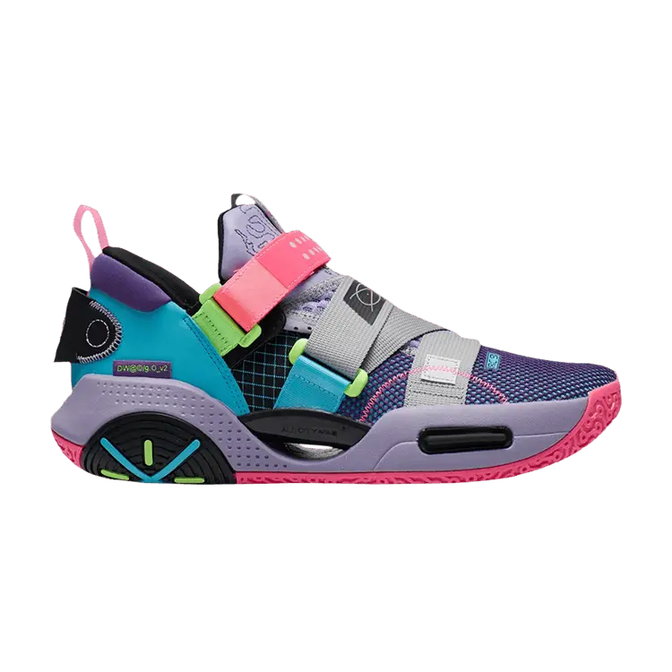 

Кроссовки Wade All City 9 V2 'Tillandsia Purple Ocean Blue', фиолетовый