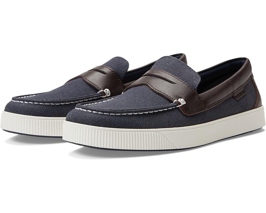 

Лоферы Cole Haan Nantucket 2.0 Penny Loafer, цвет Navy/Dark Chocolate/White