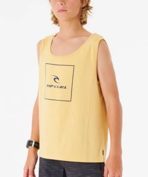 【RIPCURL】CORP ICON TANK - Детская майка с логотипом спереди 【RIPCURL】CORP ICON TANK
