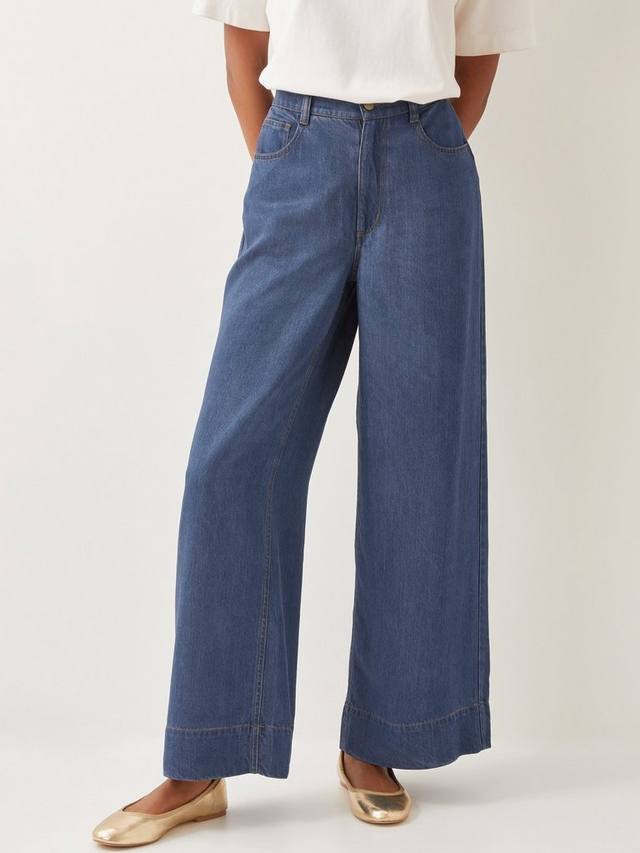 

Джинсы с напуском хайди Monsoon, цвет Denim Blue