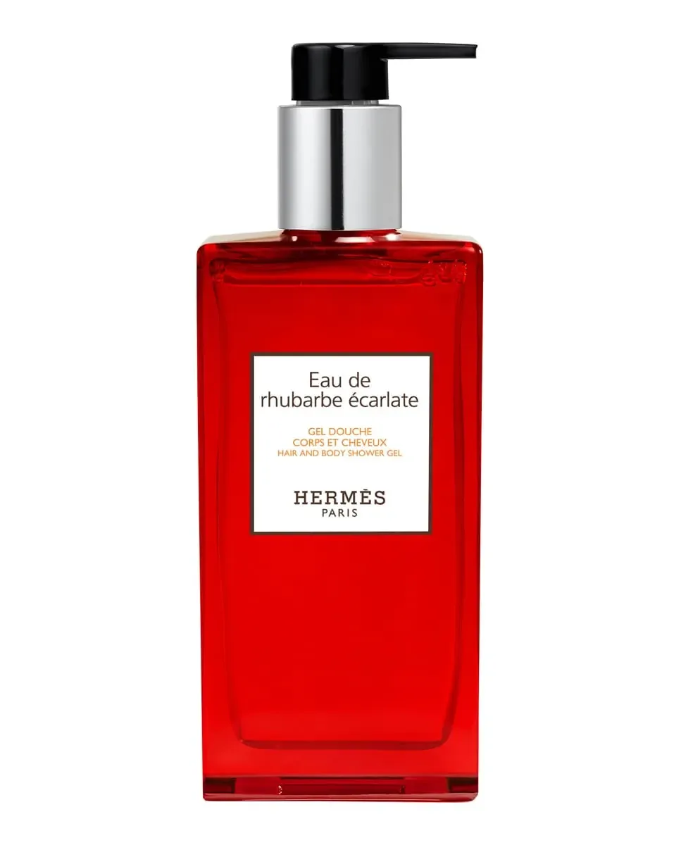 Гель для душа для тела и волос Eau de Rhubarbe Écarlate 200 мл Hermès