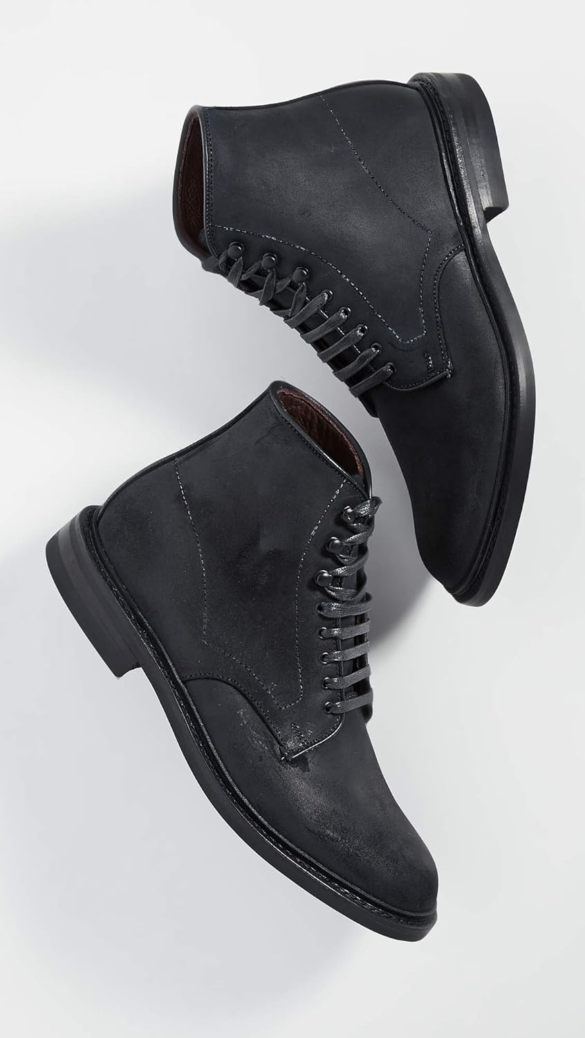 Мужские оксфорды Allen Edmonds Higgins Mill с простым носком, черный — фото 3