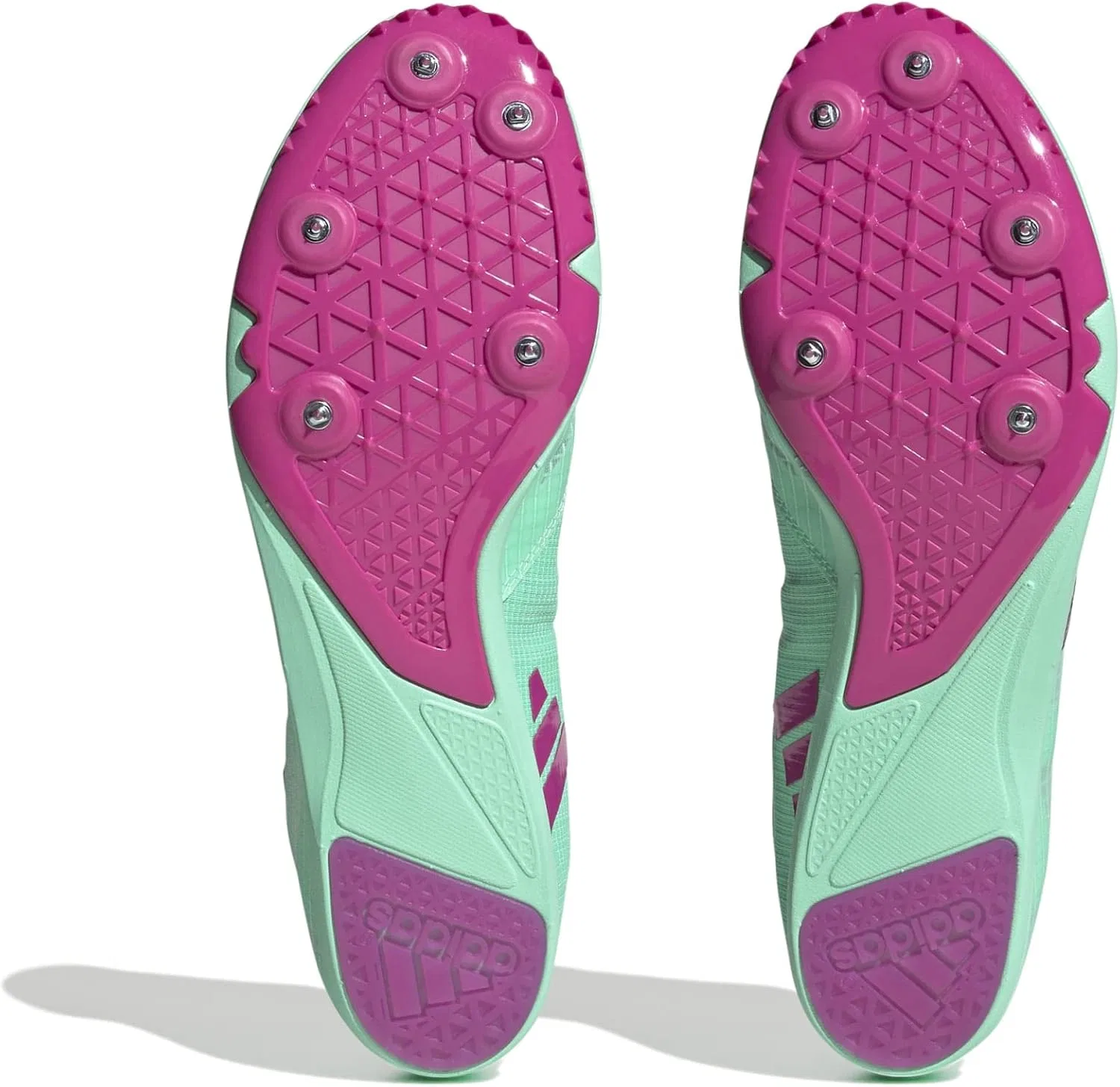 Мужские низкие кроссовки Adidas Distancestar (не для футбола), Pulse Mint Lucid Blue Lucid Fuchsia — фото 4