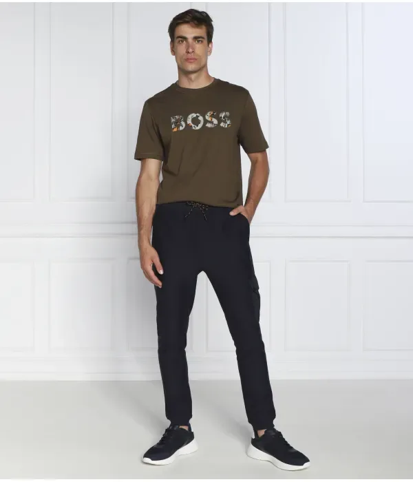 Футболка teetrury 2 relaxed fit Boss Orange, хаки — фото 2