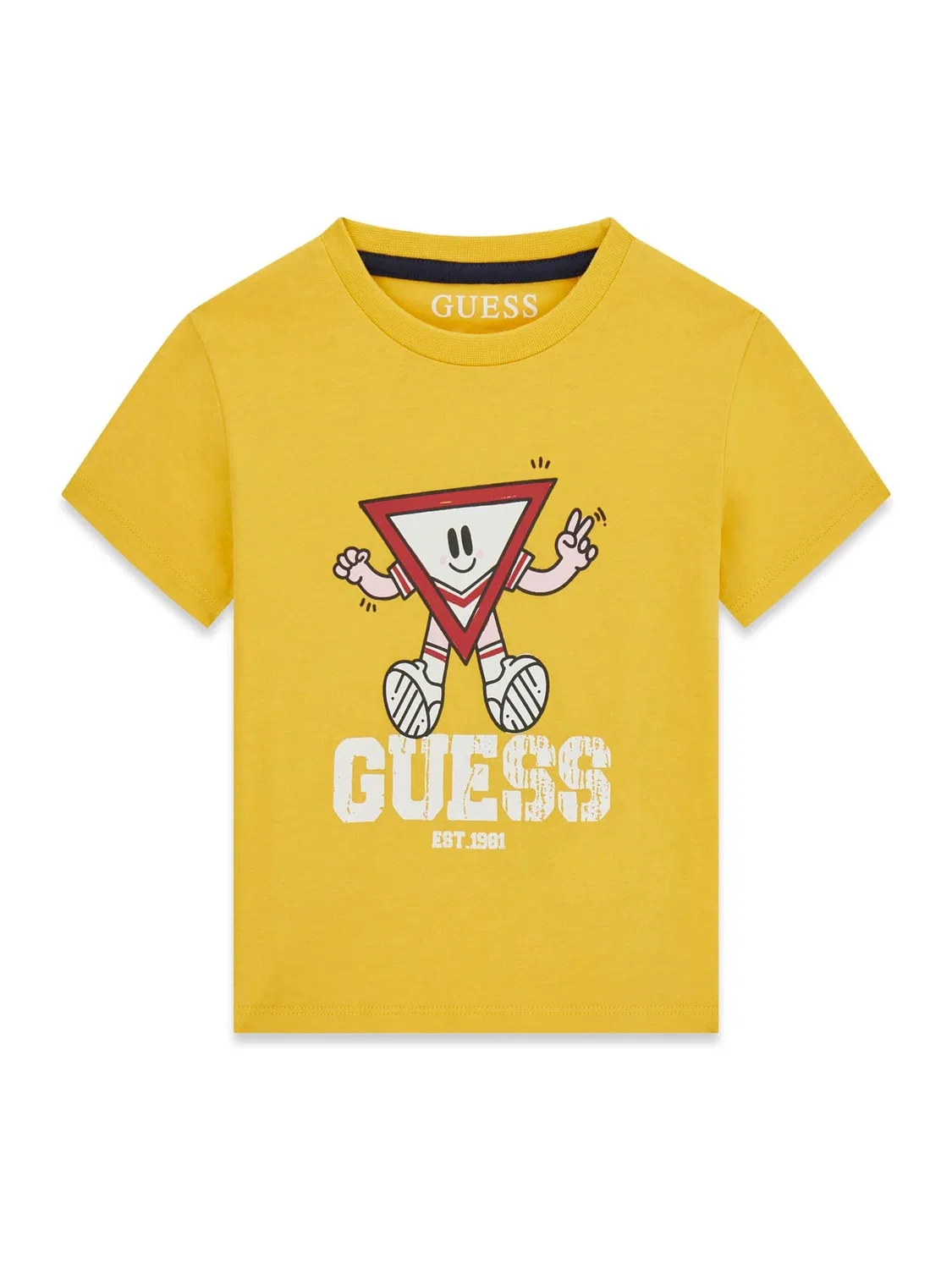 Рубашка Guess цвета карри