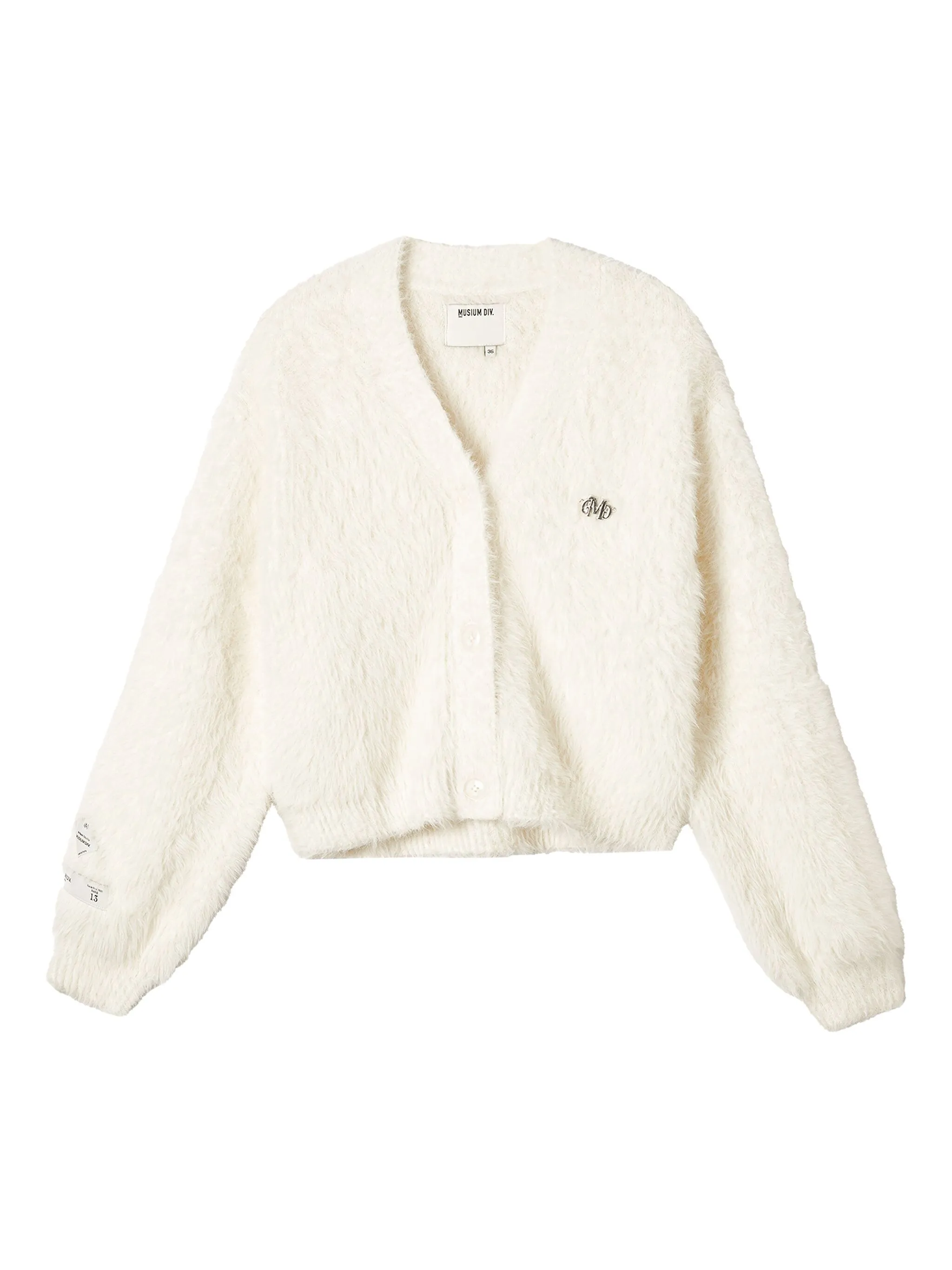 

Кардиган с V-образным вырезом Musium Div., белый