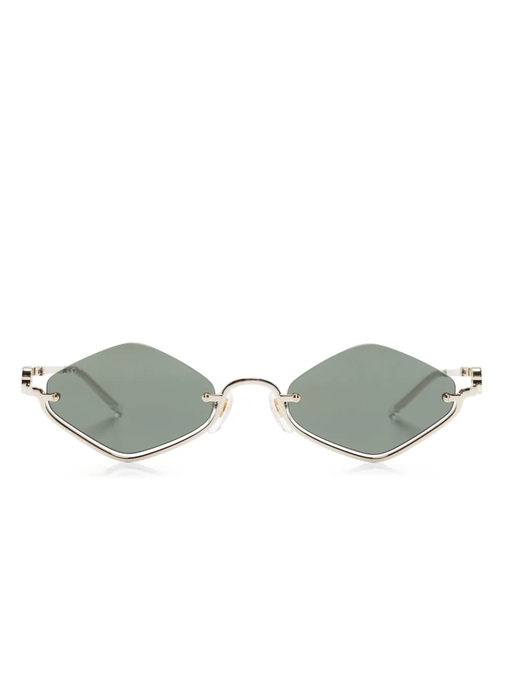 

Солнцезащитные очки в геометричной оправе Gucci Eyewear, золотой