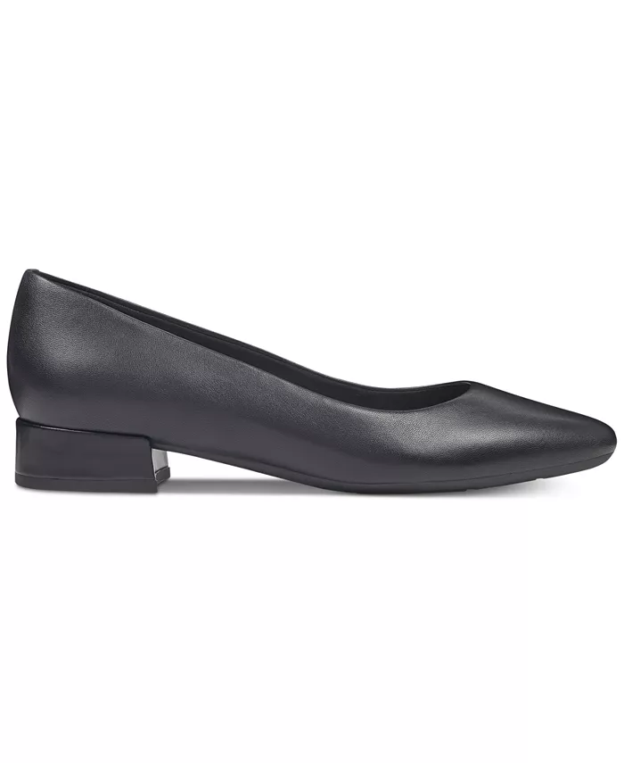 Женские балетки Caldise eFlex Slip-On на низком каблуке Easy Spirit, черный — фото 2