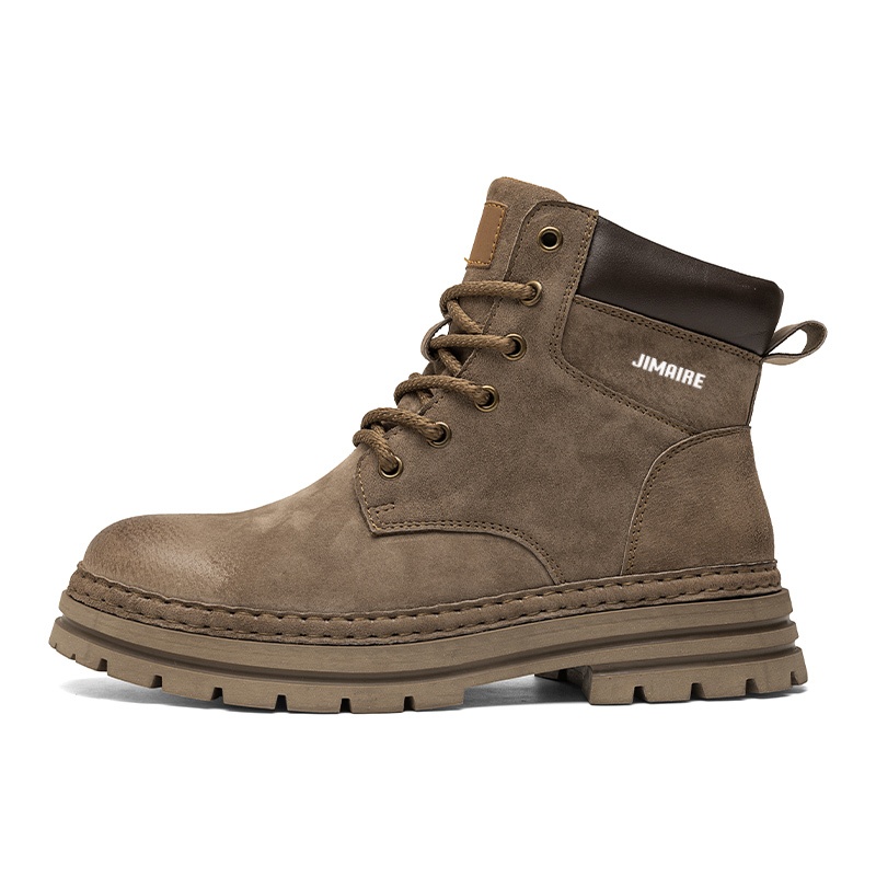 

King Jinmai Короткие мартинсы мужские хаки, цвет Khaki