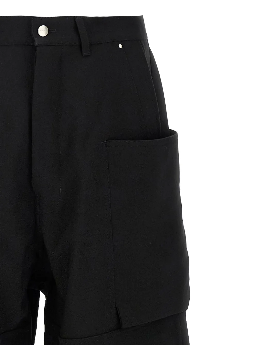 Брюки карго Stefan с низким шаговым швом Rick Owens, черный — фото 4