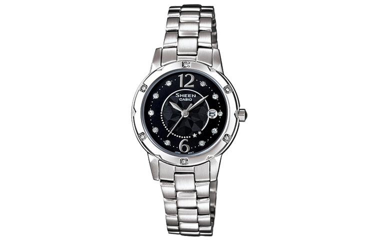 

CASIO Женские черные часы SHEEN SHE-4021D-1A