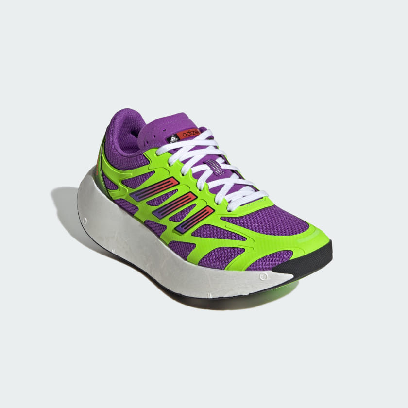 Женские кроссовки Adidas Adizero Aruku, фиолетовый/зеленый/серебряный — фото 4