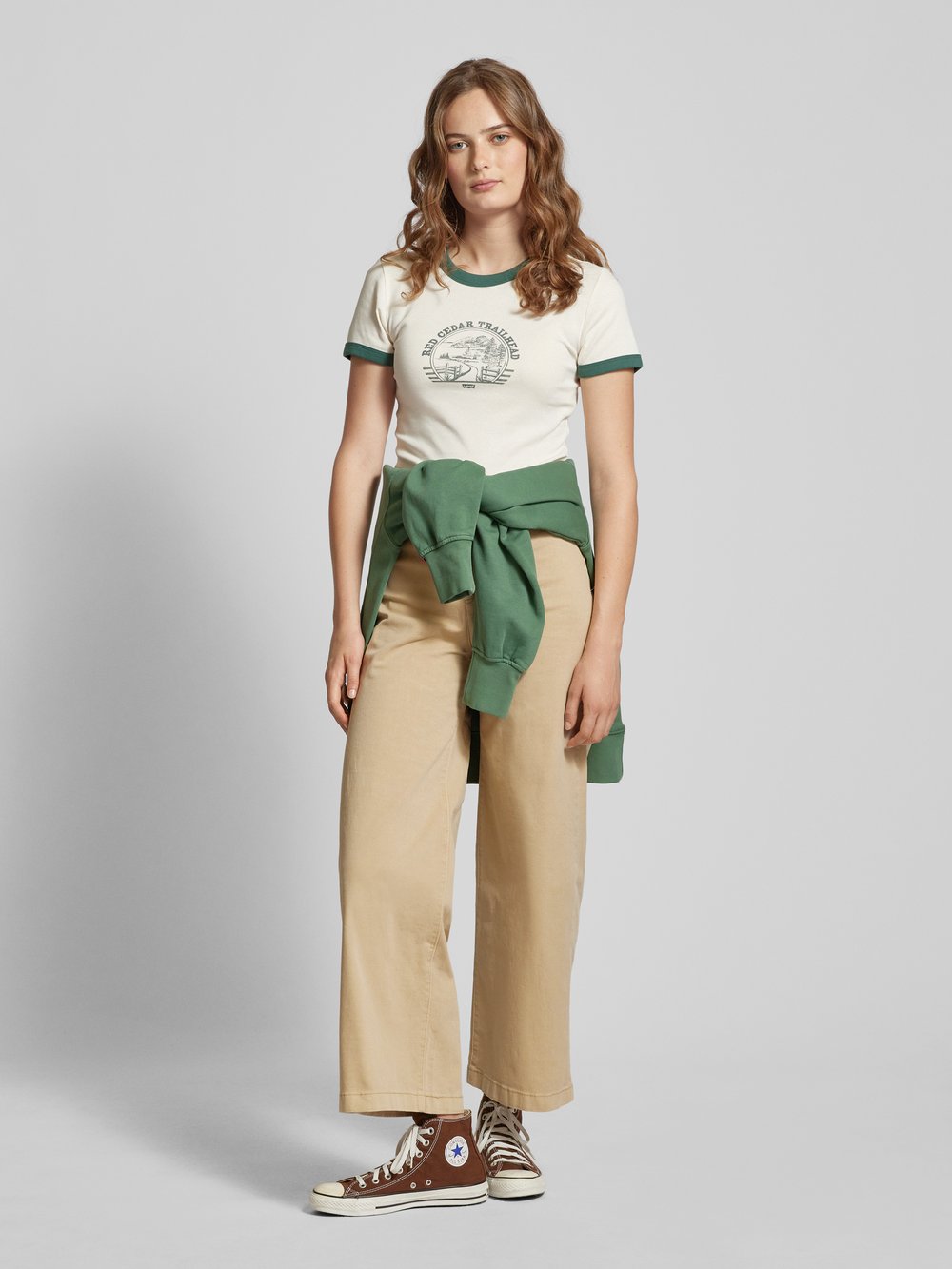 

Широкие брюки-чинос с карманами, модель «VINTAGE» Levi's 300, бежевый