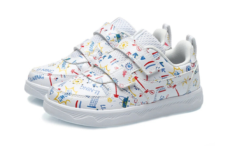 Детские кроссовки для скейтбординга PS Low-top White Lining Young — фото 3