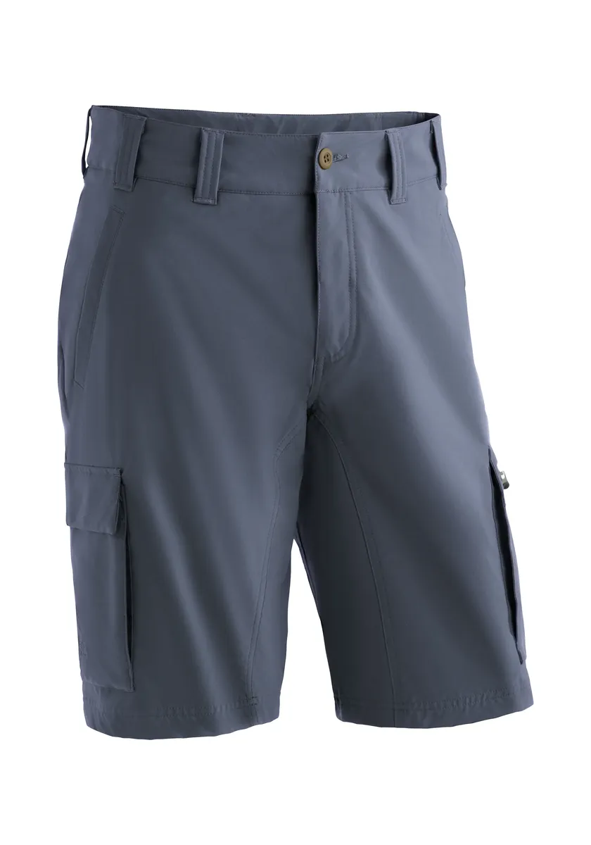 

Maier Sports Cargo Bermudas "Fenit Short M", короткие мужские походные брюки, современные уличные бермуды, треккинговые брюки, синий