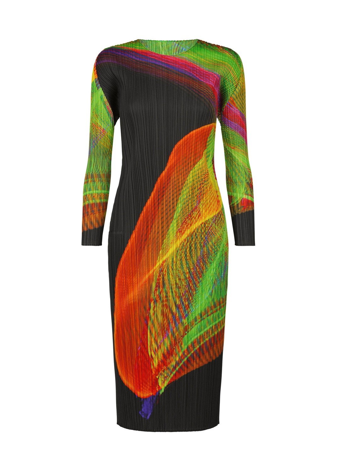 

Платье spectrum Pleats Please Issey Miyake, зеленый