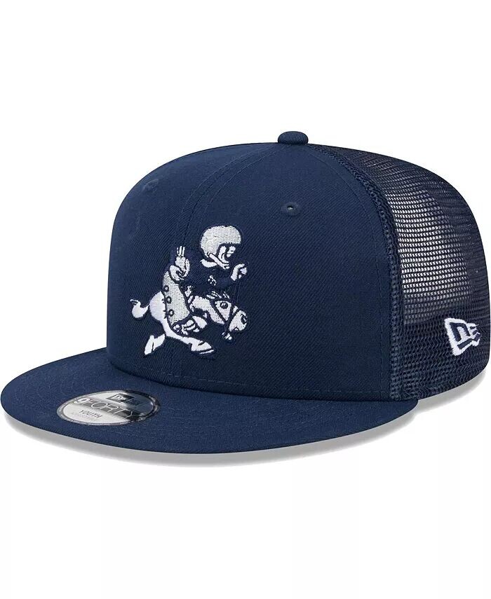 

Кепка Snapback для больших мальчиков и девочек Navy Dallas Cowboys Retro Joe Main Trucker 9FIFTY New Era