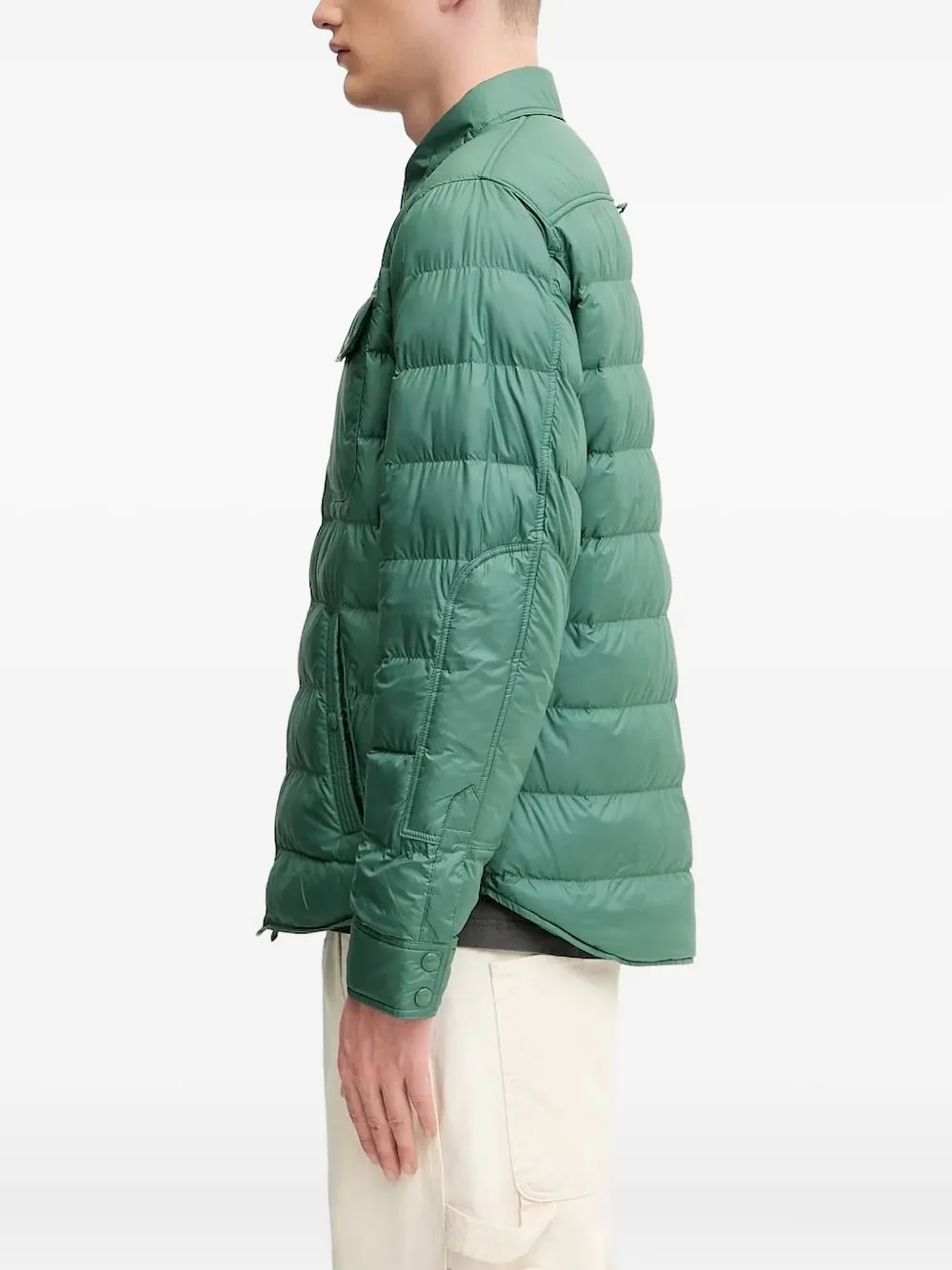 Стеганая куртка на пуговицах Polo Ralph Lauren, зеленый — фото 2