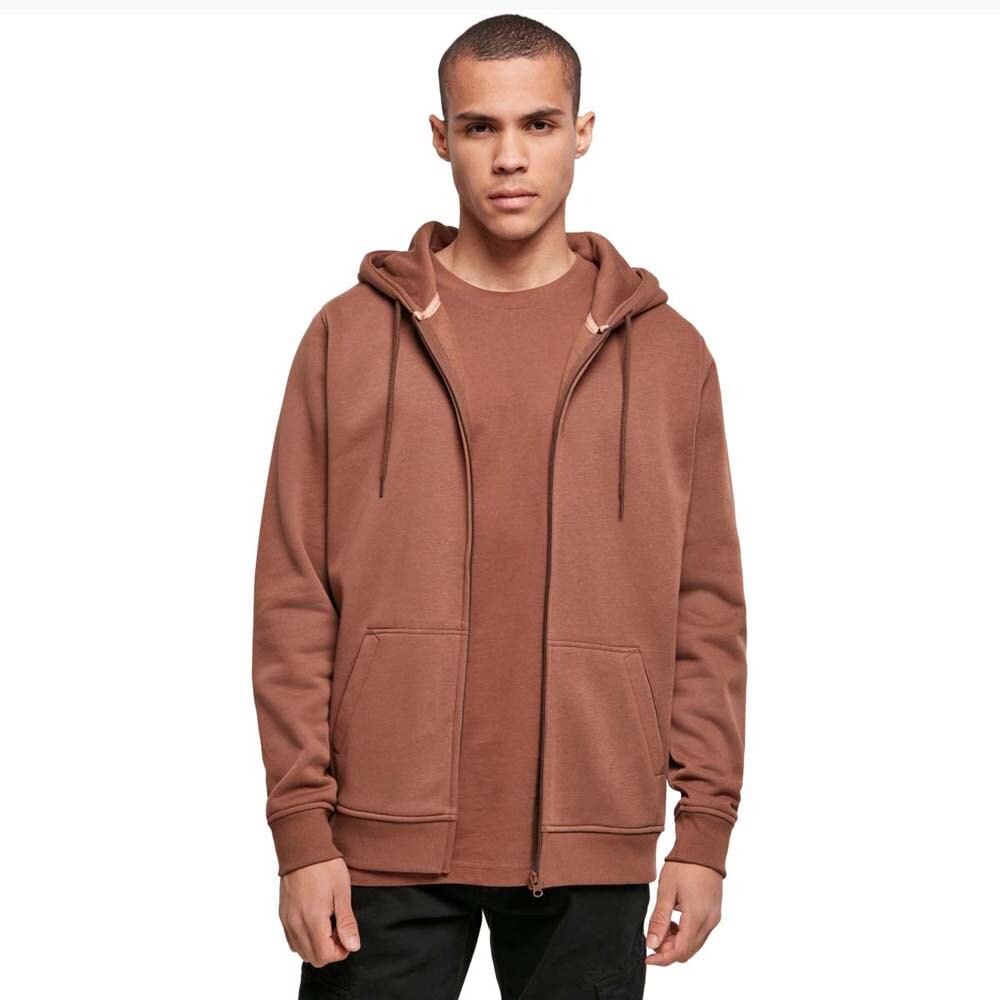 

Толстовка Build Your Brand Heavy Full Zip, коричневый