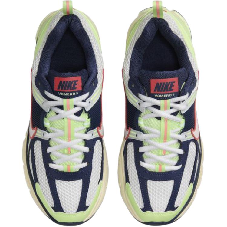 Nike Скользостойкие износостойкие низкие детские кроссовки White Blue — фото 4