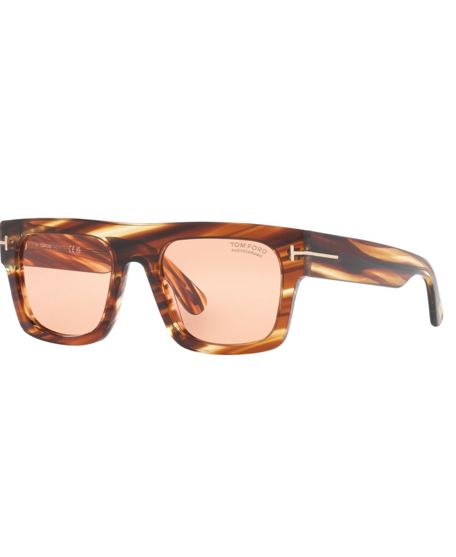 Мужские фотохромные солнцезащитные очки Fausto, TR001917 Tom Ford, Tortoise Blonde