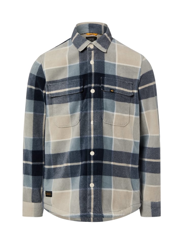 

Camel Active Рубашка-куртка темно-синего бежевого цвета