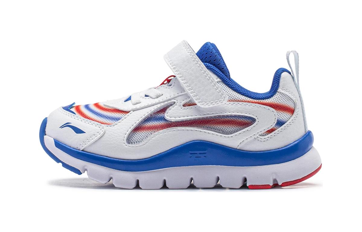 

LINING YOUNG Детские кроссовки Star Cushioning с низкой подошвой, износостойкие, синие, белые, для дошкольников