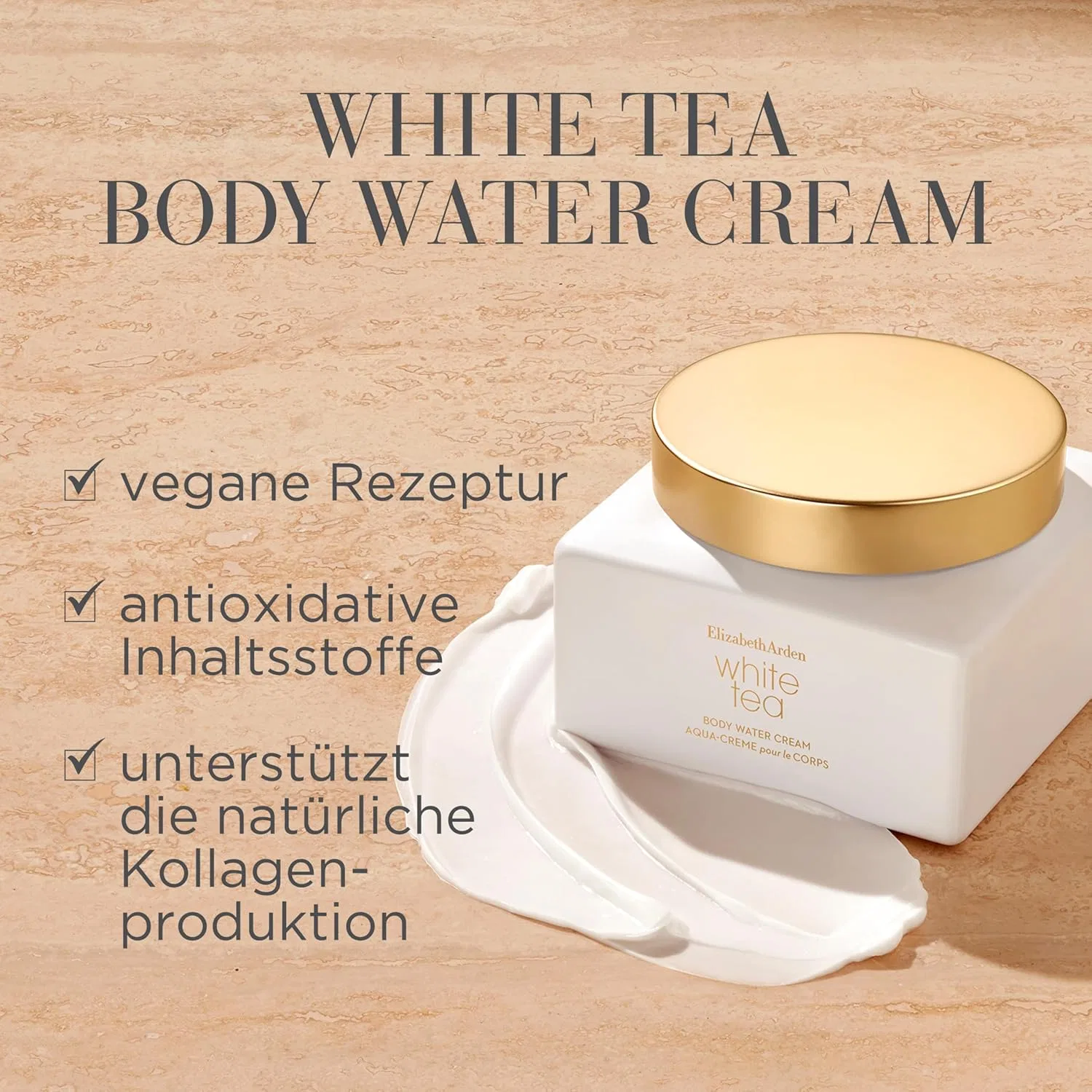 Крем для тела White Tea Body Water Cream, 225 мл Elizabeth Arden — фото 4