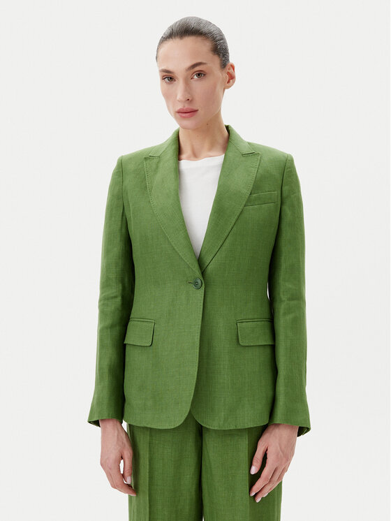 

Пиджак regular fit Nalut 2515041012 Weekend Max Mara, зелёный