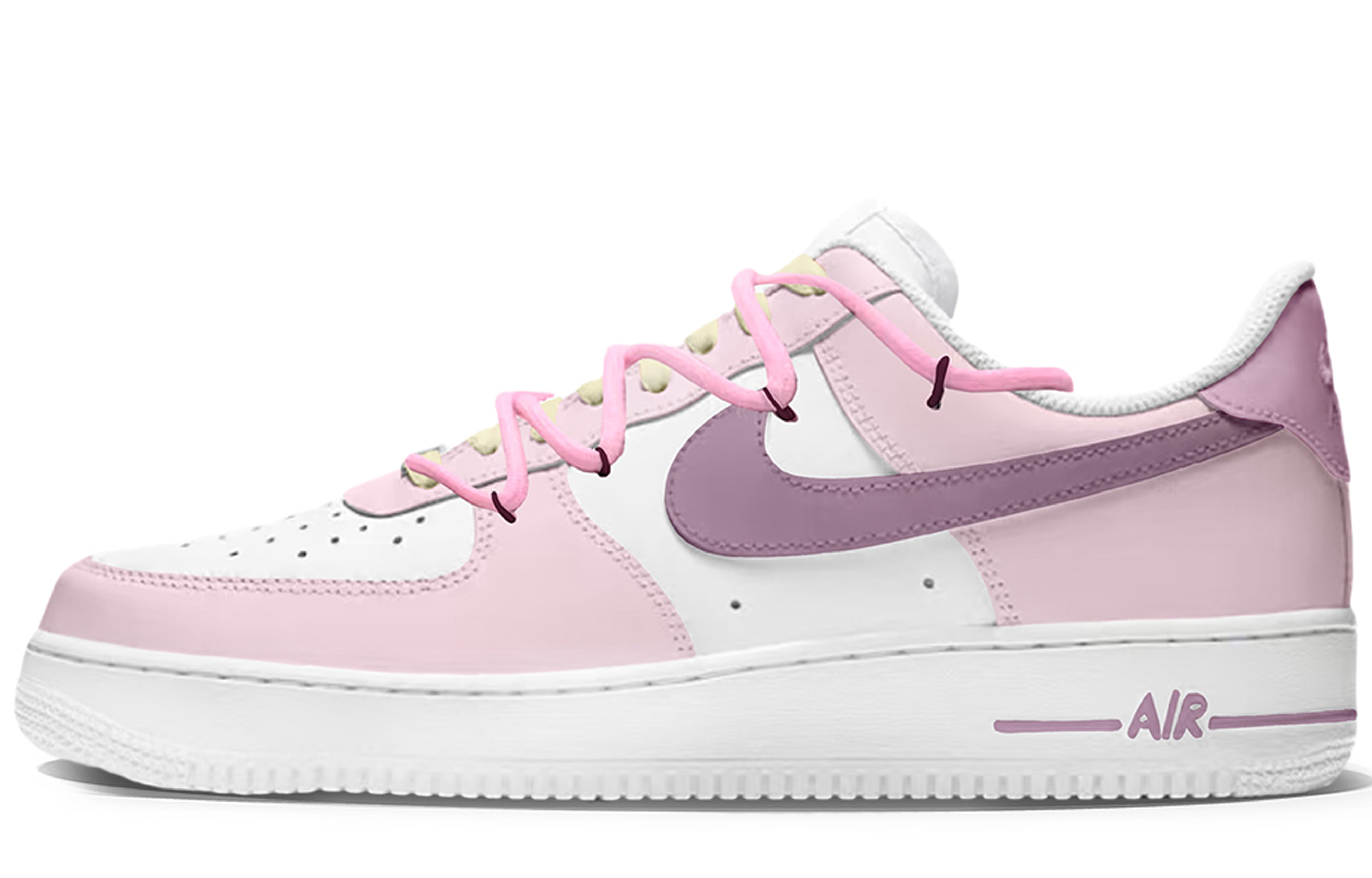 

Nike Мужские кроссовки для скейтбординга Air Force 1 Dream Pink с низким верхом, износостойкие, розовые