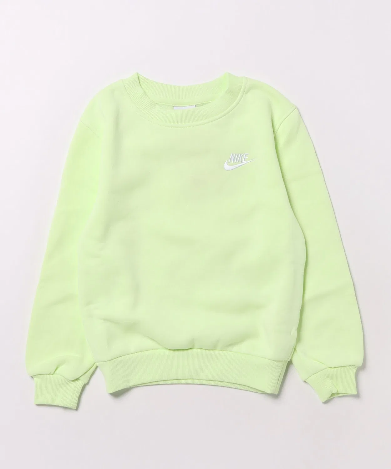 Свитшот Nike K Club Fleece Crew LSB, зелёный