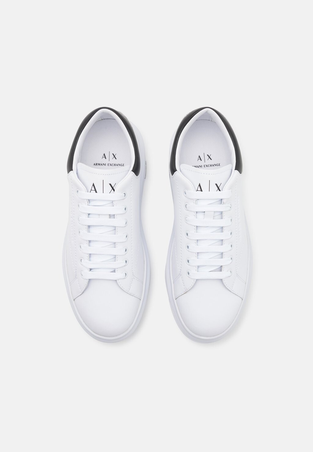 Кроссовки низкие LACE UP Armani Exchange, цвет white/black — фото 4