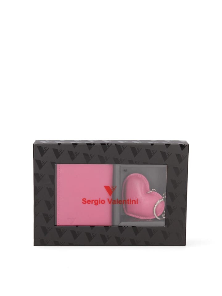 

Кошелек Sergio Valentini Set aus Geldbörse und Schlüsselanhänger, цвет FUCHSIA